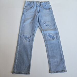 DENIZEN FROM LEVIS Boys Taper Light wash Faux Distressed size 7